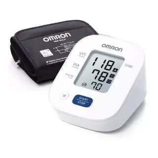 اومرون M2+ جهاز قياس ضغط الدم من أعلى الذراع، HEM-7146-E M2+ - أبيض