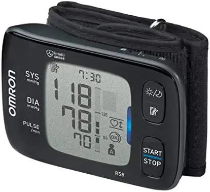 جهاز قياس ضغط الدم للمعصم من أومرون RS8 - HEM-6310-E