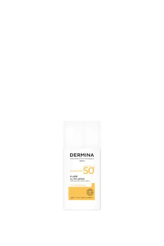 سائل ديرمينا صانلينا فائق الخفة SPF50+ 50 مل