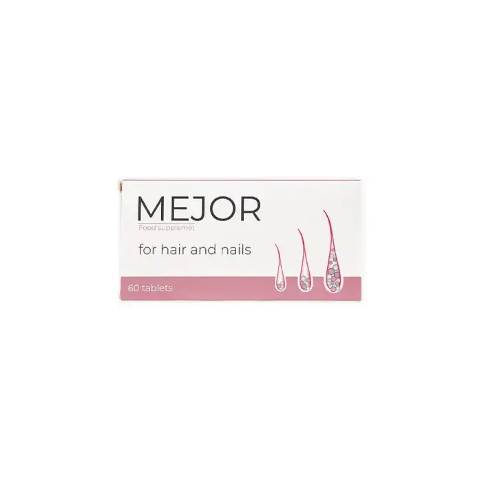 Mejor For Hair And Nails 60 Tablets