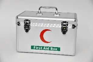 First Aid Box Aluminium Small *