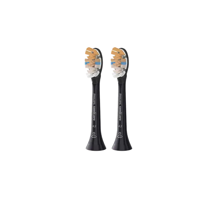 A3 Premium All-In-One Brush Head BLACK (Plaque Removal,Whitening,Gum Health)